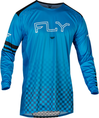 FLY RACING Rayce Bicycle Jersey Blue Medium - Performance Long Sleeve