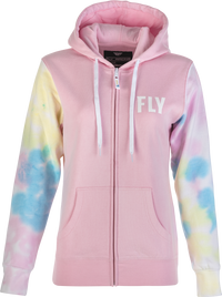 FLY RACING Women's Fly Tie Dye Zip Up Hoodie - Part Number 358-0071S
