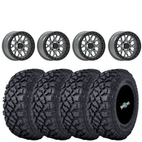 Valor Offroad V07 SATIN GRAPHITE beadlock on Kenda Klever XT 32X10-15