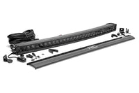 Rough Country | 30 Inch Black Series LED Light Bar | Curved | Single Row | 72730BL