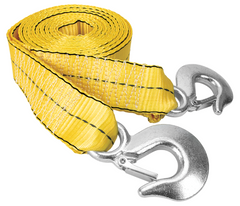 Performance Tool W1823 30' Tow Strap - Heavy Duty Polyester with Forged Hooks