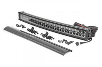 Rough Country | LED Light Kit | Bumper Mount | 30" Black Dual Row | White DRL | Toyota 4Runner (14-20) | 70787