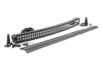 Rough Country | 40 Inch Black Series LED Light Bar | Curved | Dual Row | 72940BL