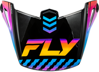 FLY RACING Kinetic Menace Visor Black/Sunrise F73-8668