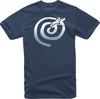 Alpinestars Mantra Fade Tee Navy Small - Part Number 1232-72222-70-S