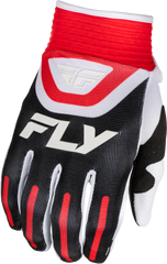 FLY RACING F 16 Gloves Black/Red/White Small - Performance Riding Gear