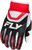 FLY RACING F 16 Gloves Black/Red/White Small - Performance Riding Gear