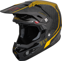 FLY RACING Formula Carbon Tracer Helmet Gold/Black 73-44412X