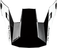 FLY RACING Youth Rayce Helmet Visor Black/White/Grey - Part 73-91132