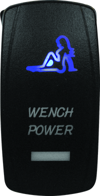 DragonFire Racing Lighted Switch Wench Power Blue