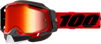 100-PERCENT Racecraft 2 Snowmobile Goggle with Red Mirror Red Lens - Part 50012-00003