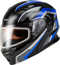 GMAX MD-01S Transistor Snow Helmet Blue/Black XL - Modular and Comfortable