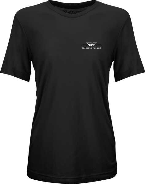 Women's Fly Motto Tee Black Lg