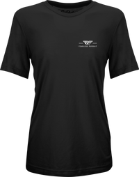 Women's Fly Motto Tee Black Md