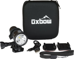 OXBOW GEAR LLC Maverick Helmet Light Kit HL2000 - Rechargeable Lithium Battery