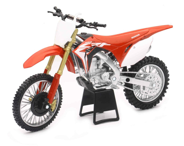 NEW-RAY 49583 Replica 1:6 Honda CRF450R Race Bike - Red