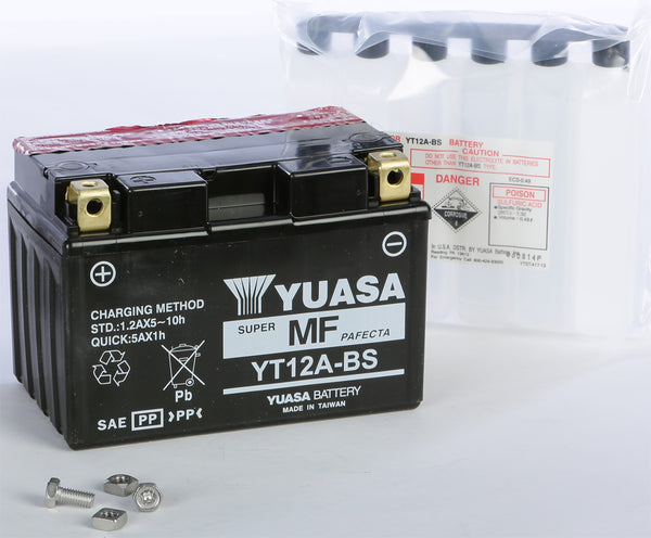 YUASA YUAM32ABS Maintenance Free Battery YT12A-BS