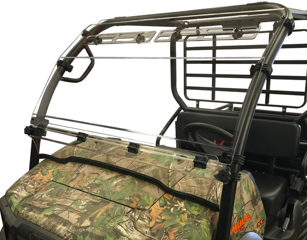 Kawasaki Mule SX  Hinged Windshield W/Upper Vents-HC