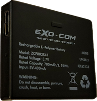UCLEAR Exo Com Replacement Spare Battery - Part Number 338108