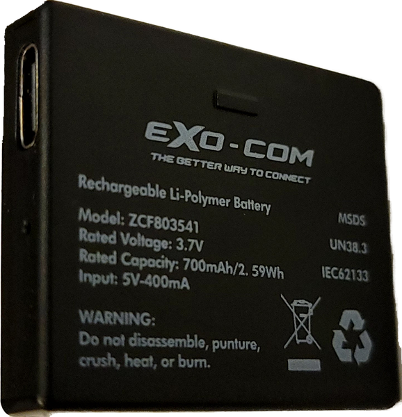 UCLEAR Exo Com Replacement Spare Battery - Part Number 338108