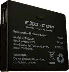 UCLEAR Exo Com Replacement Spare Battery - Part Number 338108