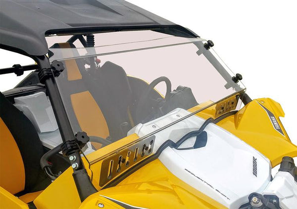 Yamaha YXZ Full Hard Coated Windshield With Dual Sliding Vents