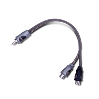 Rockford Fosgate Twisted Pair Y Adapter 1 Male to 2 Female