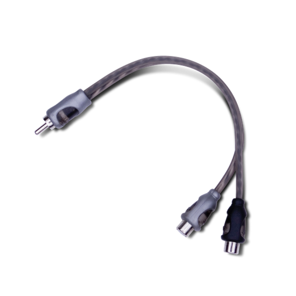 Rockford Fosgate Twisted Pair Y Adapter 1 Male to 2 Female