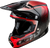 FLY RACING Formula S Carbon Protocol Helmet - Black Carbon/Red (Part Number: 73-4465X)