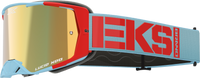EKS BRAND Lucid Caliber Goggle with Light Blue Gold Mirror Lens - Part 067-12035