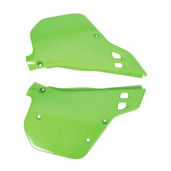 POLISPORT Side Panels Kx125/250 Green - Part Number 8495700001