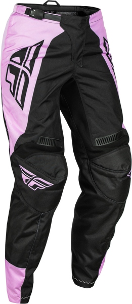 FLY RACING Women's F 16 Pants - Black/Lavender, Size 03/04