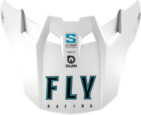 FLY RACING Formula S Carbon Solid Visor White MD/LG