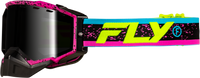 Zone Snow Goggle Pink/Blk W/Pink Mirror/Rose Lens