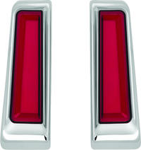 Kuryakyn Tracer L.E.D. Inserts For Saddlebag Supports Chrome