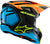 Alpinestars SM3 Youth Fray Helmet Black/Orange/Yellow Fluorescent 8301625-1455-YM