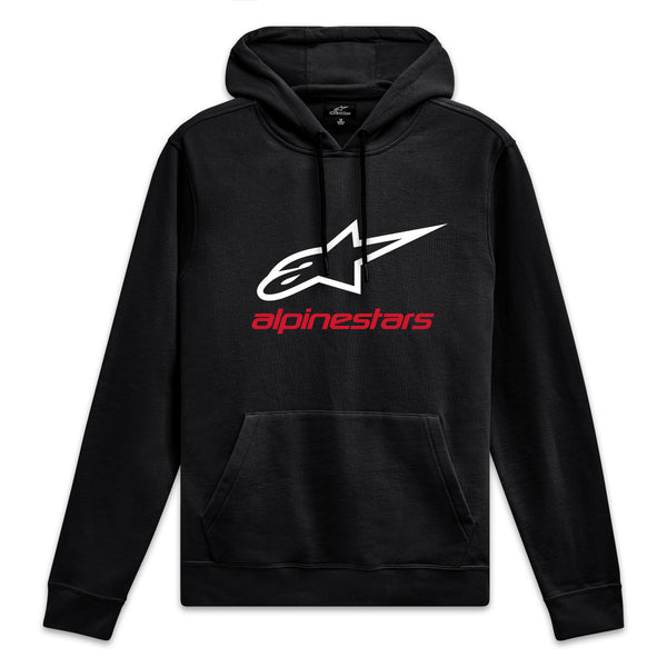 ALPINESTARS Always 2.0 Hoodie in Black/White/Red - Part Number 1214-51812-1232-M