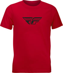 Youth Fly F Wing Tee Red Ys