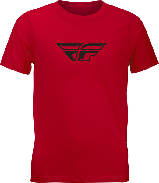 Youth Fly F Wing Tee Red Yl