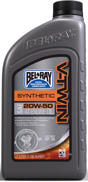 Bel-Ray V Twin Synthetic 20W-50 Oil - 1L