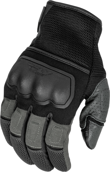 FLY RACING Coolpro Force Gloves Black/Grey Large - Part #476-4126L