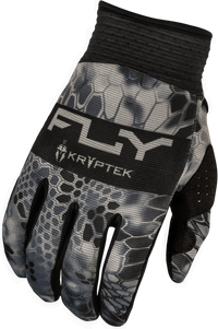 FLY RACING F 16 SE Kryptek Gloves - Moss Grey/Black - Part Number 377-915XS
