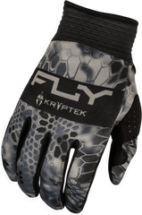 FLY RACING F 16 SE Kryptek Gloves - Moss Grey/Black - Part Number 377-915XS