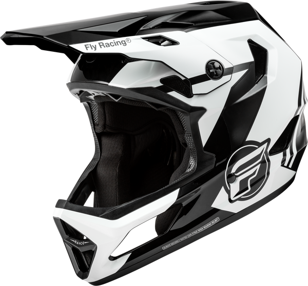 FLY RACING 73-3609XS Rayce Bicycle Helmet in Black/White/Grey - XS Size