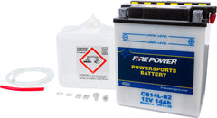 Battery W/Acid Cb14l B2 12v Heavy Duty