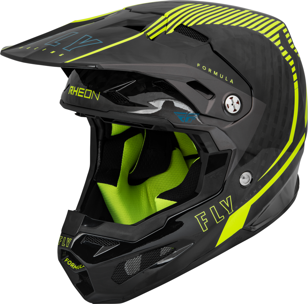 Formula Carbon Tracer Helmet Hi Vis/Black Sm