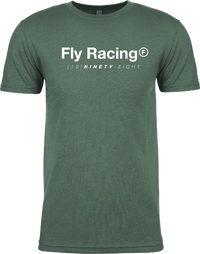 FLY RACING Fly Trademark Tee in Forest Green Heather - Part Number 354-03152X