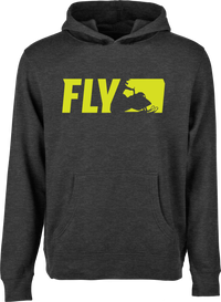 Fly Youth Primary Hoodie Charcoal Yx
