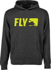 Fly Youth Primary Hoodie Charcoal Yx