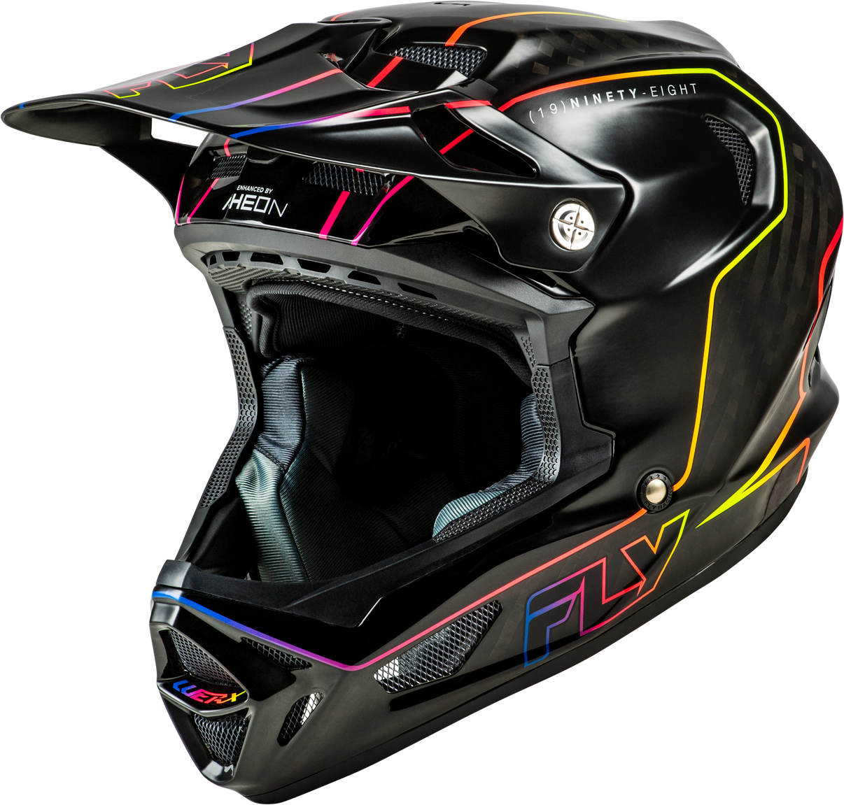 Werx R Flow Carbon Helmet Black Carbon/Black/Multi Sm